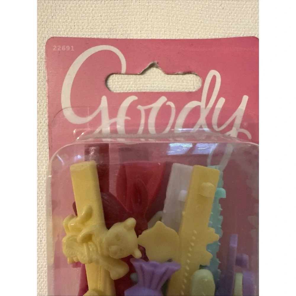 Goody Vintage Hair Clips 26 Count Pastel Novelty Y2K Kids‎ Accessories New